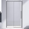 Душевая дверь Vincea Слим-Н (Slim-N) VDS-4SN140CLGM 140x195 см, профиль вороненая сталь. Размер регулировки 1390-1400 мм