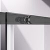 Душевая дверь Vincea Слим-Н (Slim-N) VDS-4SN110CLGM 110x195 см, профиль вороненая сталь. Размер регулировки 1090-1100 мм