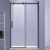 Душевая дверь Vincea Комо-Н (Como-N) VDS-4CN160CLB 160x195 см, профиль черный матовый. Размер регулировки 1590-1610 мм