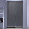Душевая дверь Vincea Комо-Н (Como-N) VDS-4CN130CGB 130x195 см, профиль черный матовый. Размер регулировки 1290-1310 мм