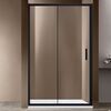 Душевая дверь Vincea Гарда (Garda) VDS-1G110CLB 110x190 см, профиль черный матовый. Размер регулировки 1080-1120 мм