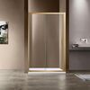 Душевая дверь Vincea Гарда (Garda) VDS-1G150CLG 150x190 см, профиль золото матовое. Размер регулировки 1480-1520 мм