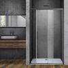 Душевая дверь Vincea Софт (Soft) VDS-3SO150CLGM 150x195 см, профиль вороненая сталь. Размер регулировки 1480-1520 мм