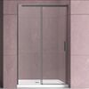 Душевая дверь Vincea Дайс (Dice) VDS-4D120CLGM 120x200 см, профиль вороненая сталь. Размер регулировки 1180-1200 мм