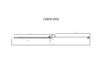 Душевая дверь Vincea Дайс (Dice) VDS-4D150CLGM 150x200 см, профиль вороненая сталь. Размер регулировки 1480-1500 мм