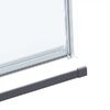 Душевая дверь Vincea Комо Софт (Como Soft) VDS-1CS110CLGM 110x195 см, профиль вороненая сталь. Размер регулировки 1085-1105 мм