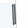 Душевая дверь Vincea Комо Софт (Como Soft) VDS-1CS130CLGM 130x195 см, профиль вороненая сталь. Размер регулировки 1285-1305 мм