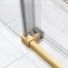 Душевая дверь Vincea Слим Софт (Slim Soft) VDS-1SS150CLG 150x200 см, профиль золото матовое. Размер регулировки 1480-1500 мм