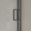 Душевая дверь Vincea Сити (City) VDS-5CT110CLGM 110x195 см, профиль вороненая сталь. Размер регулировки 1070-1110 мм