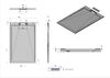Поддон для душа из искусственного камня Vincea VST-4SRL9016W, 1600*900*25, белый матовый