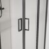 Душевой уголок Vincea City VSS-5CT900CLGM, 900*900, вороненая сталь, стекло прозрачное