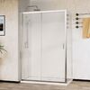 Душевой уголок Vincea City VSR-5CT9011CL, 1100*900, хром, стекло прозрачное