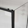 Душевой уголок Vincea City VSR-5CT9011CLB, 1100*900, черный, стекло прозрачное
