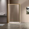 Душевой уголок Vincea Garda VSR-1G8014CLG, 1400*800, брашированное золото, стекло прозрачное