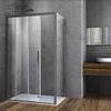 Душевой уголок Vincea Soft VSR-3SO8011CLGM, 1100*800, вороненая сталь, стекло прозрачное
