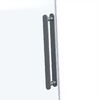 Душевой уголок Vincea Como Soft VSR-1CS9011CLGM, 1100*900, вороненая сталь, стекло прозрачное
