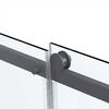 Душевой уголок Vincea Como Soft VSR-1CS1012CLGM, 1200*1000, вороненая сталь, стекло прозрачное