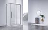 Душевой уголок Vincea Slim-N VSR-4SN8014CLGM, 1400*800, вороненая сталь, стекло прозрачное