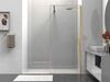Душевая перегородка Vincea Walk-In VSW-1HS100CLG, 1000*2000, брашированное золото, стекло прозрачное