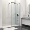 Душевая перегородка Vincea Walk-In VSW-1HS800CLB, 800*2000,черный матовый, стекло прозрачное