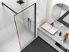 Душевая перегородка Vincea Walk-In VSW-1HS900CLB, 900*2000, черный матовый, стекло прозрачное