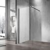 Душевая перегородка Vincea Walk-In VSW-1H600CLB, 600*2000, черный, стекло прозрачное