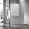 Душевая перегородка Vincea Walk-In VSW-1H100MRGM, 1000*2000, вороненая сталь, стекло зеркальное