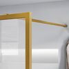 Душевая перегородка Vincea Walk-In VSW-1HC120CFBG, 1200*2000, браш. золото, стекло прозрачное/рифленое