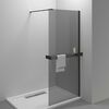 Душевая перегородка Vincea Walk-In HR VSW-4HR900CGB, 900*2000, черный, стекло тонированное