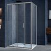 Душевой уголок Vincea Alpha VSR-3AL9013CLGM, 1300*900, вороненая сталь, стекло прозрачное