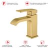 Смеситель для раковины Raglo R02.10.03, матовое золото