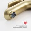 Смеситель для раковины Raglo R03.10.03, матовое золото