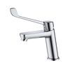 Смеситель для раковины с хирургической ручкой  Splenka S08.10, хром