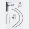 AQUAme AQM P6131 AQUAme Prato Смеситель для раковины с донным клапаном, хром, однорычажный.