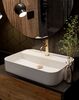 AQUAme AQM 6210GG Siena Смеситель для раковины однорычажный 82мм, Glossy gold