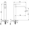AQUAme AQM6414BG Asti Смеситель для раковины однорычажный, Brushed gold
