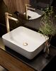 AQUAme AQM6414BG Asti Смеситель для раковины однорычажный, Brushed gold