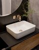AQUAme AQM6315BG Monza Смеситель для раковины настенный на 2 отв., внутр монтаж в компл., Brushed gold