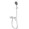 AQUAme AQM6312CR Monza Смеситель для ванны однорычажный, с душевым набором, 3 режима, Хром