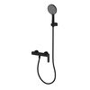 AQUAme AQM6313MB Monza Смеситель для душа однорычажный, с душевым набором, 3 режима, Черный