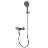 AQUAme AQM6413GM Asti Смеситель для душа однорычажный, с душевым набором, 3 режима, графит