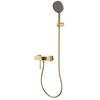 AQM6413BG Asti Смеситель для душа однорычажный, с душевым набором, 3 режима, Brushed gold