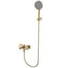 AQUAme AQM6712BG Imola Смеситель для ванны, с душевым набором, Brushed gold