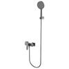 AQUAme AQM6713GM Imola Смеситель для душа, с душевым набором, графит