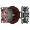 AQUAme AQM8801MB Встраиваемый термостат с регулировкой напора на 2 потр., Черный