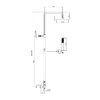 Душевая система Webert Elio EL870105015PVC, хром