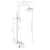 Душевая система Haiba HB24505-8, белый
