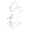 Душевая система Webert Rimini RI870105010, золото