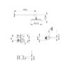 Душевая система встраиваемая Rose R0235Q, бронза