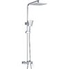 Душевая система Rose R1636F, белый/хром
